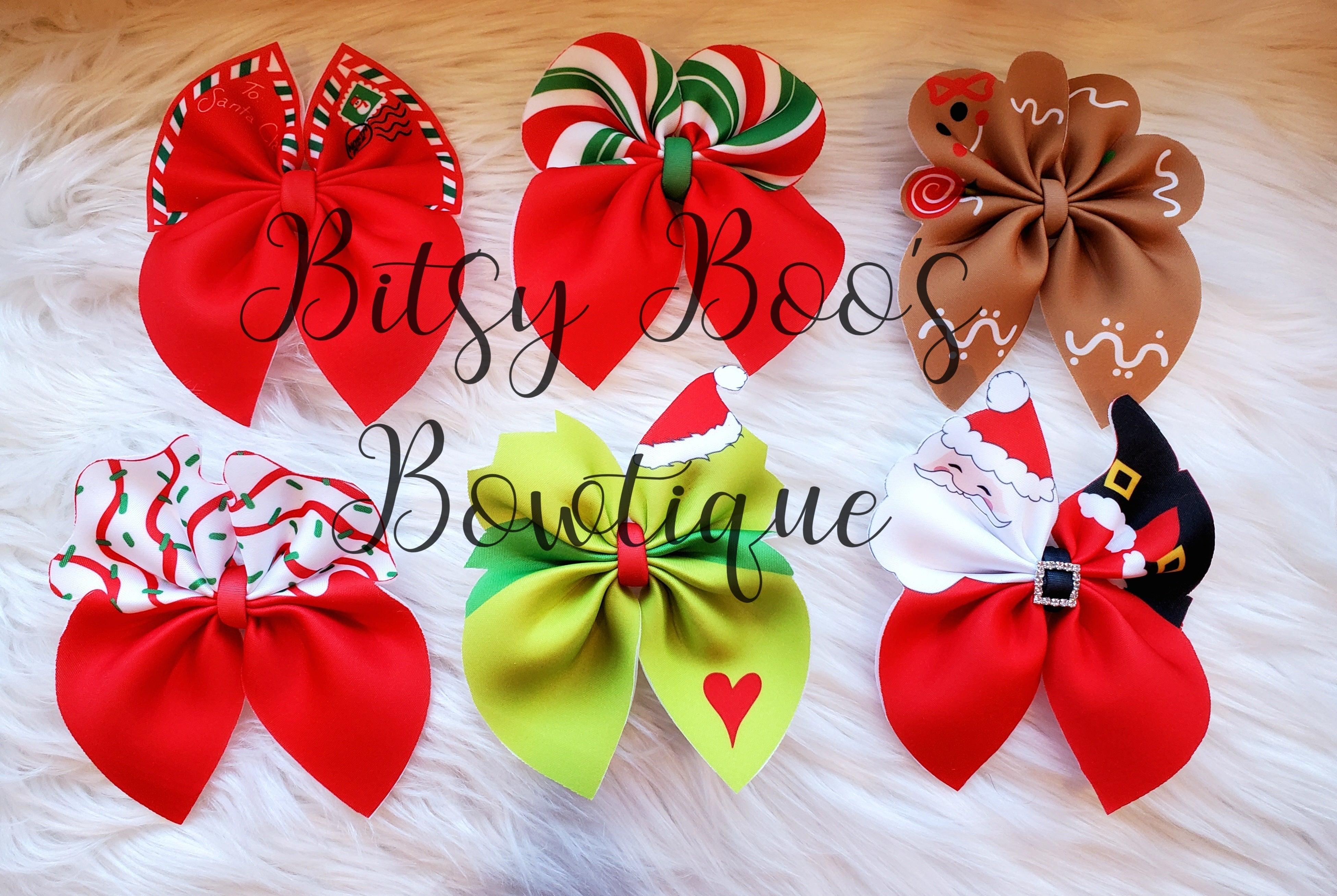 Christmas cakes sailor bow