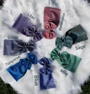 Glitter bows