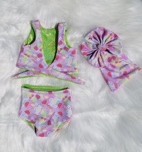 Reversible swim suits